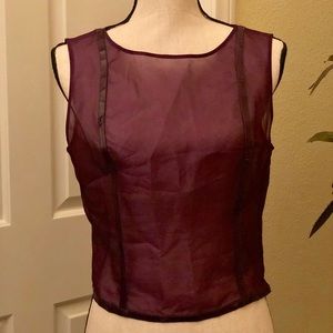 Sheer Italian crop top